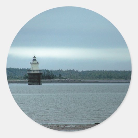 Sticker Rond Phare du Maine 40 (Devant)