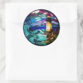 Sticker Rond Phare en verre tendu (Sac)