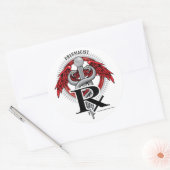 Sticker Rond Pharmacien Caduceus (Enveloppe)