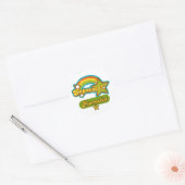 Sticker Rond Pharmacien Superstar (Enveloppe)