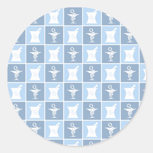 Sticker Rond Pharmacy Symbol | Pharmacist | Pharmacy Tech (Devant)