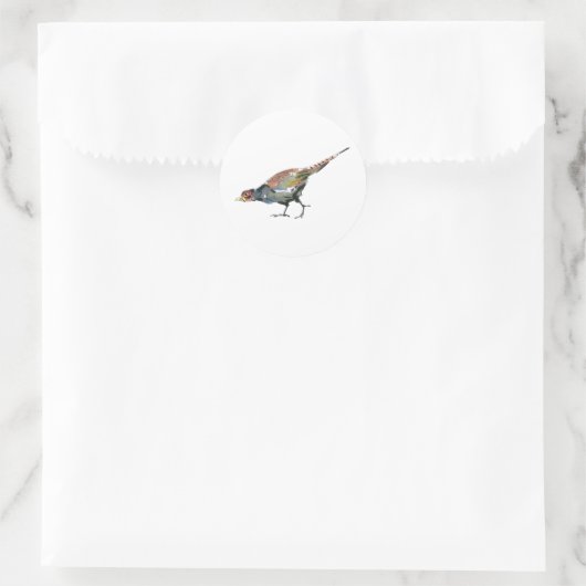 Sticker Rond Pheasant (Sac)