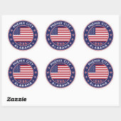 Sticker Rond Phenix, Alabama (Feuille)
