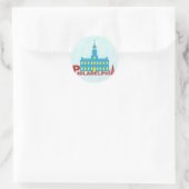 Sticker Rond Philadelphie (Sac)