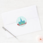 Sticker Rond Philadelphie (Enveloppe)