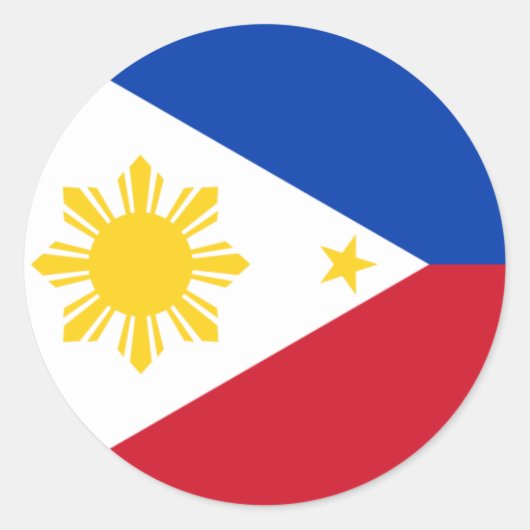 Sticker Rond philippine (Devant)