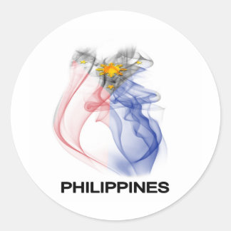 STICKER ROND PHILIPPINE FLAMME