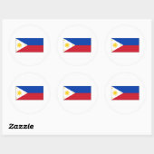 Sticker Rond Philippines FLAG International (Feuille)