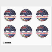 Sticker Rond Philippines Philippine Australian Tree (Feuille)