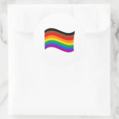 Sticker Rond Philly Rainbow Pride (Sac)