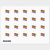 Sticker Rond Philly Rainbow Pride (Feuille)