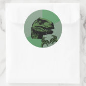 Sticker Rond Philosoraptor (Sac)