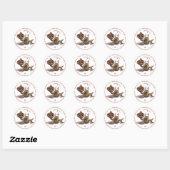 Sticker Rond Phizzles Origine (Feuille)