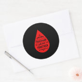 Sticker Rond Phlebotomiste Gotta Stick Ensemble Sang Phlebotomi (Enveloppe)