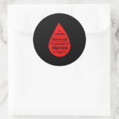 Sticker Rond Phlebotomiste Gotta Stick Ensemble Sang Phlebotomi (Sac)