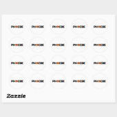 Sticker Rond Phoebe Basket (Feuille)