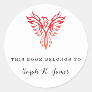 Sticker Rond Phoenix