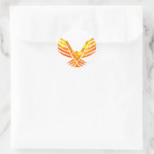 Sticker Rond Phoenix (Sac)