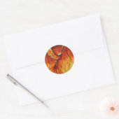 Sticker Rond Phoenix (Enveloppe)
