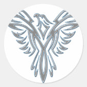 Sticker Rond Phoenix D (Devant)