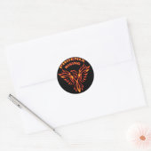 STICKER ROND PHOENIX RISING (Enveloppe)