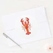 Sticker Rond Phomard polygonal rouge (Enveloppe)