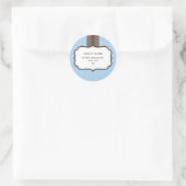 Sticker Rond PHOQUES D'ADRESSE PERSONNALISÉS :: lustre 9 (Sac)