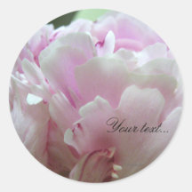 Phoques de Faire-part de mariage rose Peony