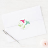 Sticker Rond Phoques d'enveloppes de colibris (Enveloppe)