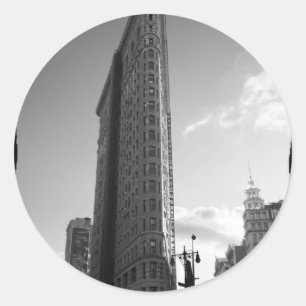 Sticker Rond Photo de bâtiment de Flatiron