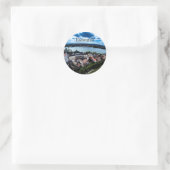 Sticker Rond Photo de paysage Esztergom (Sac)
