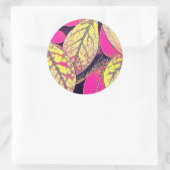 Sticker Rond Photo filtrée unique (Sac)