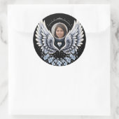 Sticker Rond Photo Memorial Keepsaké (Sac)