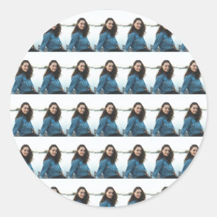 Sticker Rond Photo personnalisé