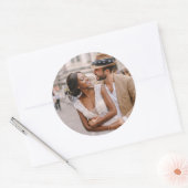 Sticker Rond Photo personnalisée (Enveloppe)