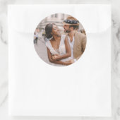 Sticker Rond Photo personnalisée (Sac)