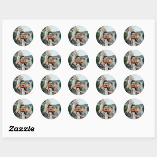 Sticker Rond Photo personnalisée