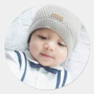 Sticker Rond Photo personnalisée