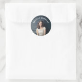 Sticker Rond Photo personnalisée Sweet 16 (Sac)