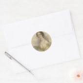 Sticker Rond photo vintage (Enveloppe)