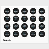 Sticker Rond Photographes Et (Feuille)