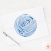 Sticker Rond Photographie Abstraite d'un Rose bleu clair (Enveloppe)