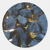 Sticker Rond Photographie russe à mur de pierre croate (Devant)