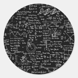 Sticker Rond Physics