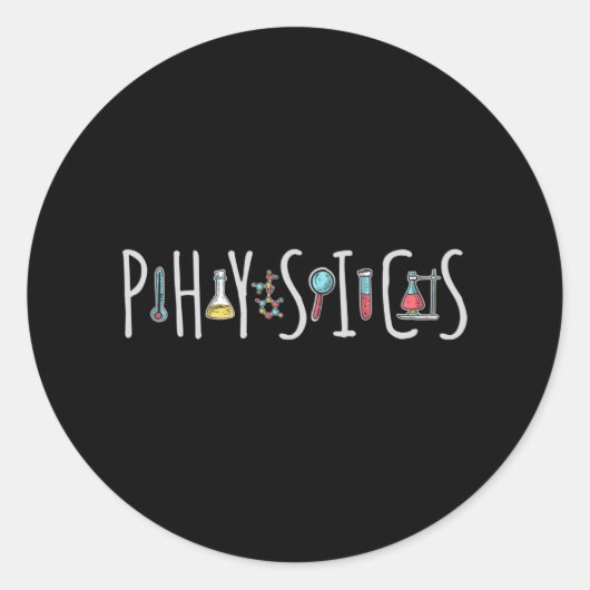 Sticker Rond Physique (Devant)