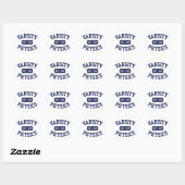Sticker Rond Physique de la Varsité (Feuille)