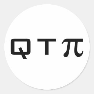 Sticker Rond Pi