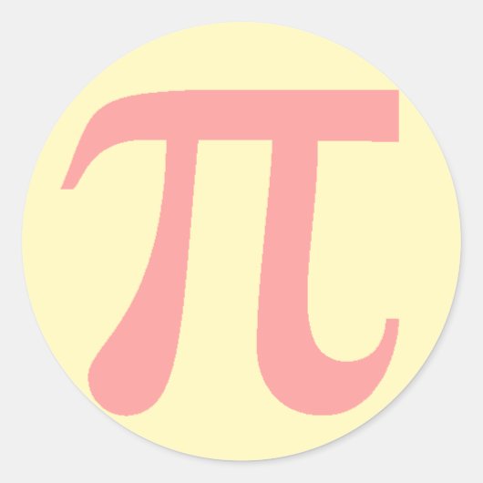 Sticker Rond Pi (Devant)