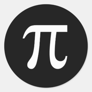 Sticker Rond Pi