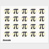 Sticker Rond Pi (Feuille)